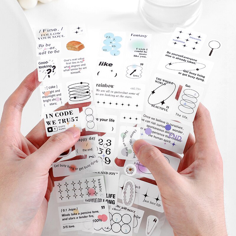 Set 3 tấm nhãn dán ghi chú tự dính tiện dụng