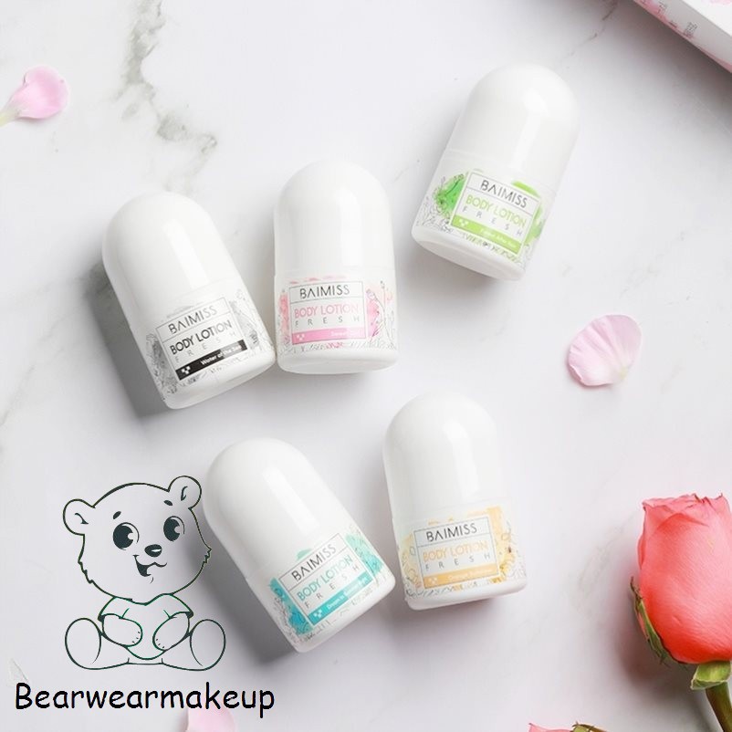 Lăn Khử Mùi Cơ Thể 24H Baimiss Body Lotion Fresh 30ML