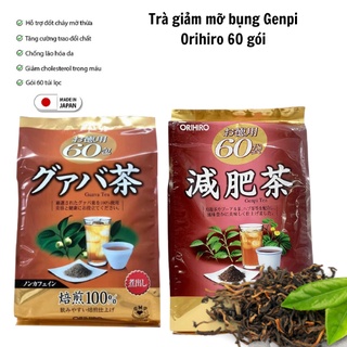 Trà giảm mỡ bụng Genpi Orihiro 60 gói,Nhật Bản