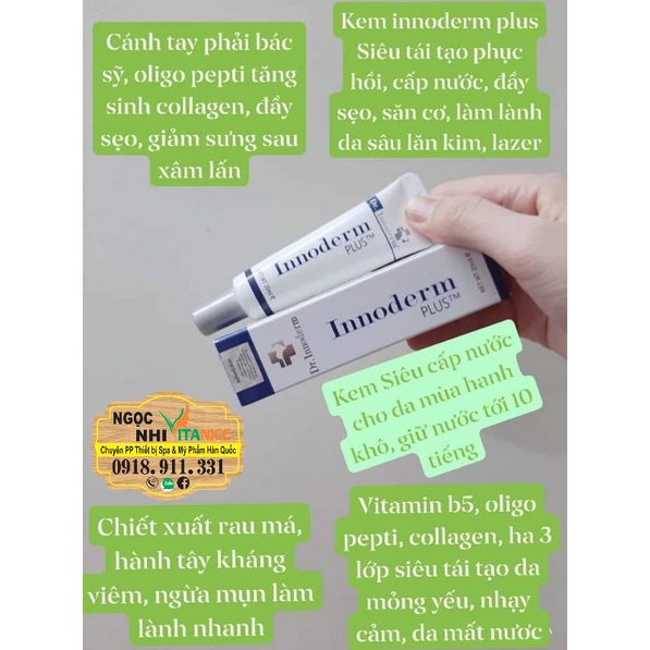 Kem Tái Tạo - Phục Hồi Da Sau Laser Dr Innoderm Plus