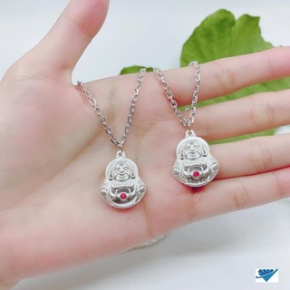 Dây chuyền bạc mặt di lạc khắc đc tên bé yêu chuẩn bạc ta