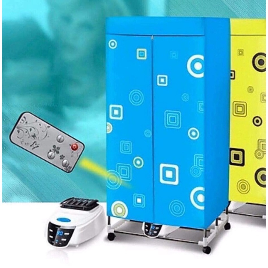 Tủ sấy quần áó có điều khiển từ xa, Máy sấy quần áo siêu nhanh, bảo hành 12 tháng Zuka365