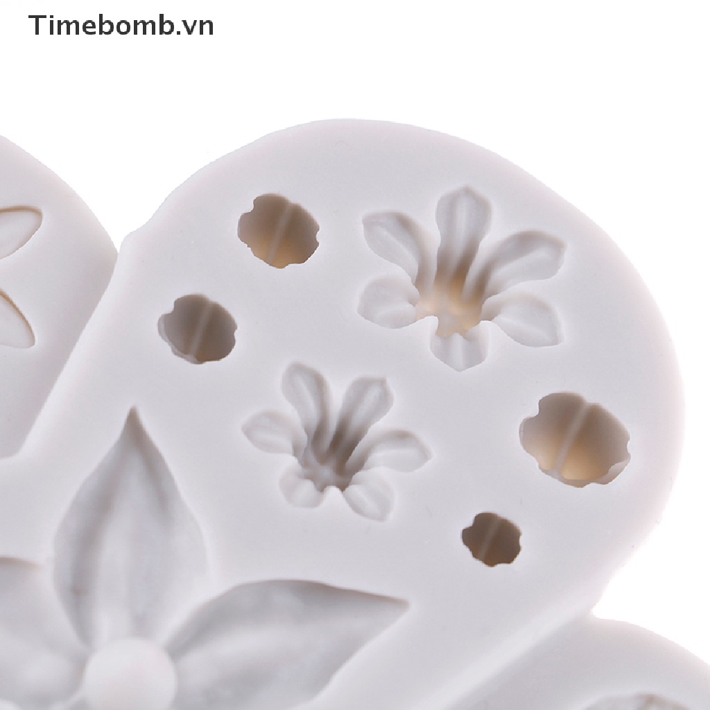 Khuôn Silicone Làm Bánh Hình Bông Hoa Xinh Xắn