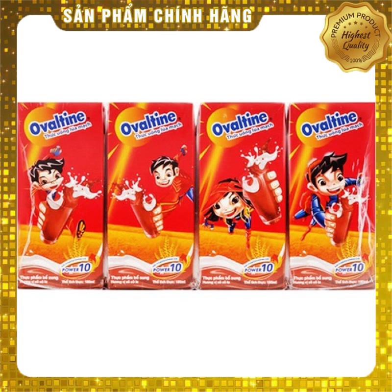 Lốc 4 hộp Ovantine 180ml mẫu mã mới