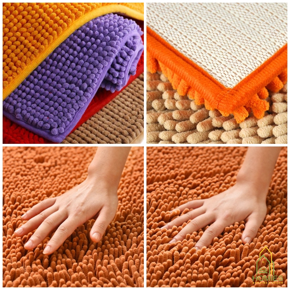 Thảm Chùi Chân San Hô HOMIES Gai Siêu Thấm - Kích Thước 40cm x 60cm