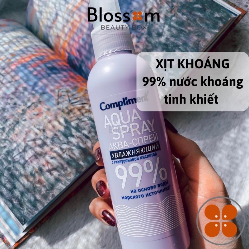 Xịt khoáng Aqua Spray Hyaluronic Acid - Compliment