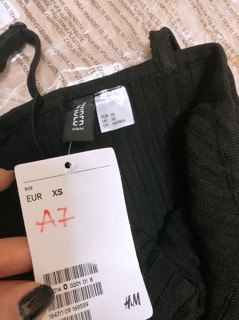 [Auth] Áo dây len H&M/ Croptop/ size S