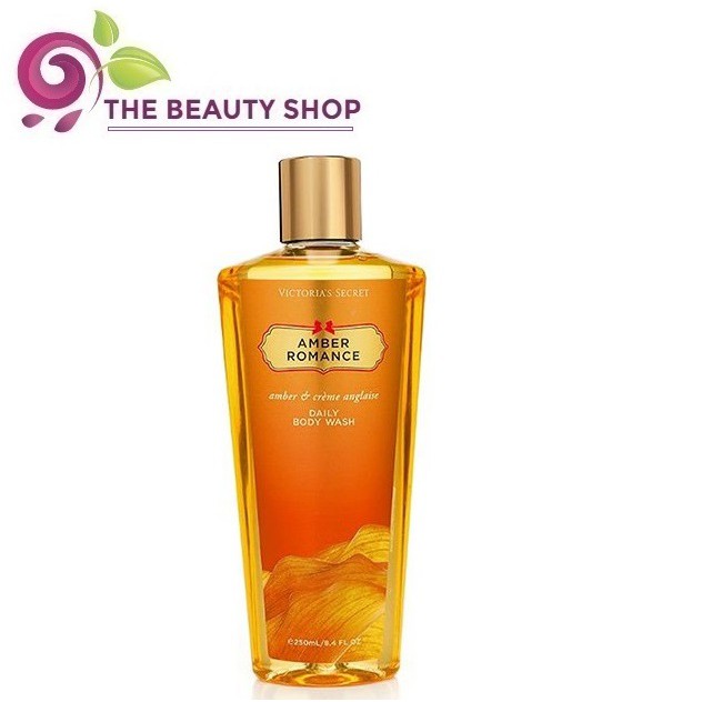 Sữa tắm Dưỡng ẩm Hương nước hoa quyến rũ Victoria's Secret Amber Romance 250ml