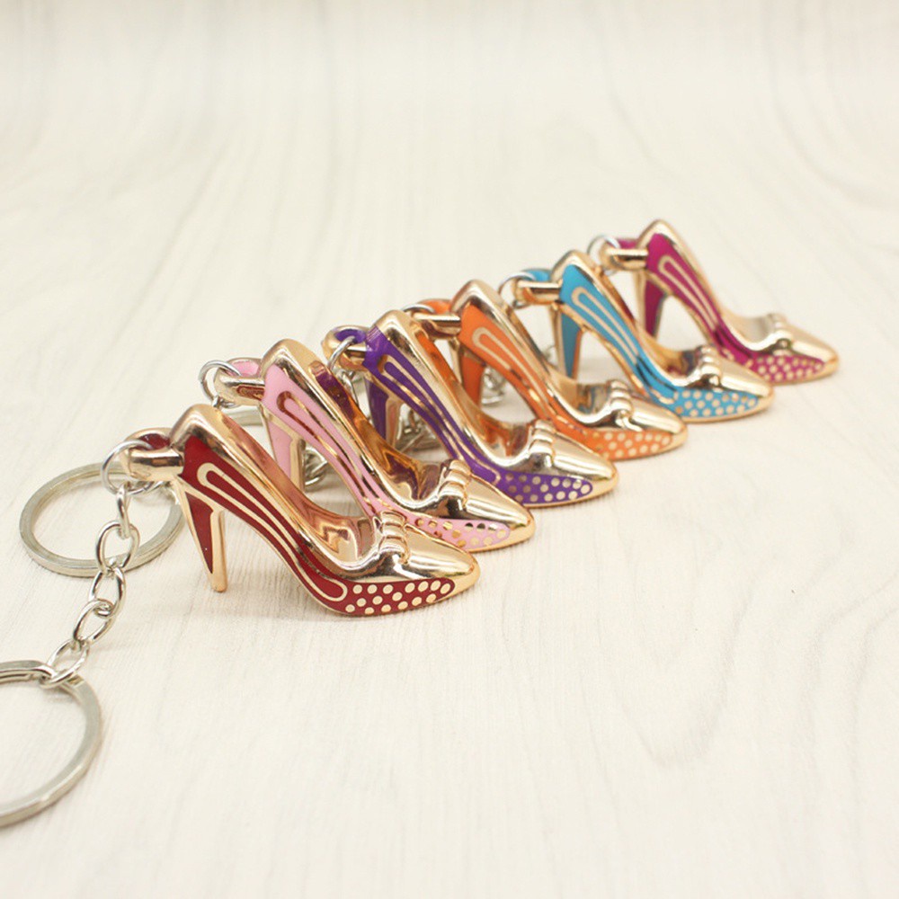 TOBIE 1pc Key Chain Shoes Keychains Keyring Women Cute Creative Novelty Pendant