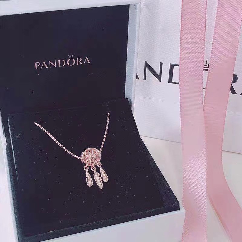 Pandora Dây Chuyền Titan Mặt Dreamcatcher Cho Nữ