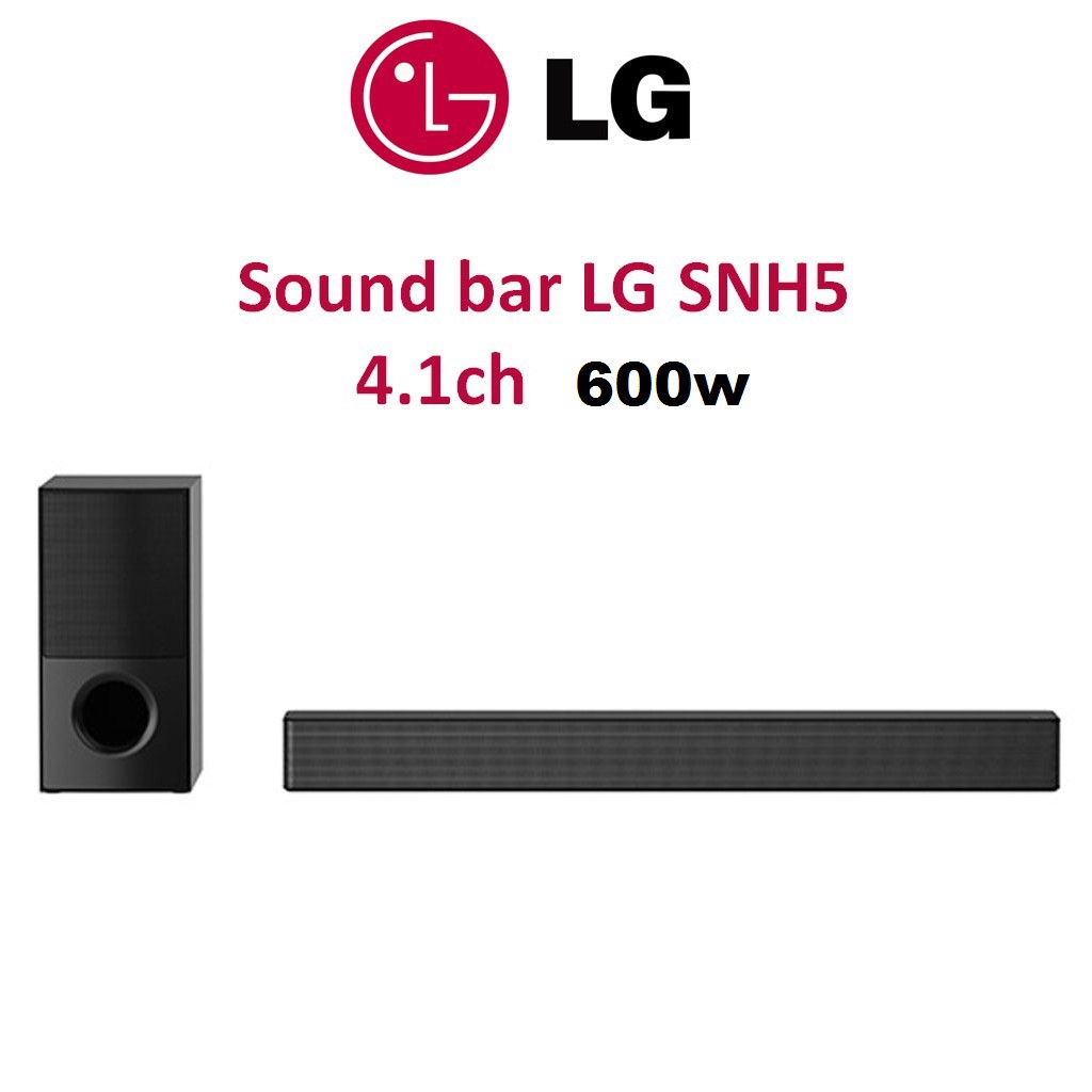 [Mã ELHACE giảm 4% đơn 300K] Loa thanh soundbar LG 4.1 SNH5 600W