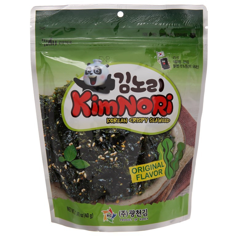 [3 Vị] Rong Biển Tẩm Vị Ăn Liền Kimnori Gói 40gr - Hàn Quốc