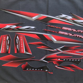 BỘ TEM DÁN XE MÁY YAMAHA JUPITER GRAVITA MÀU ĐỎ