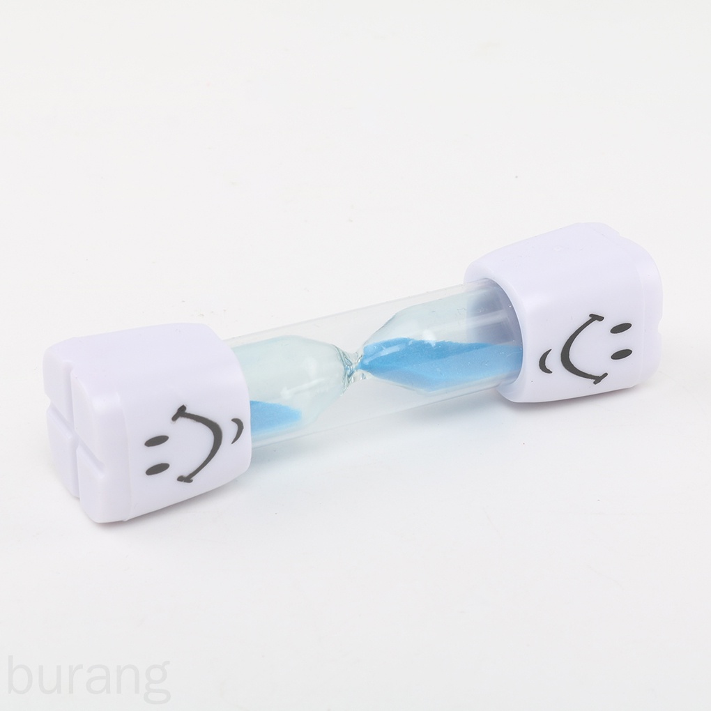 Đồng hồ cát canh giờ đánh răng 2 phút hình mặt cười cho bé