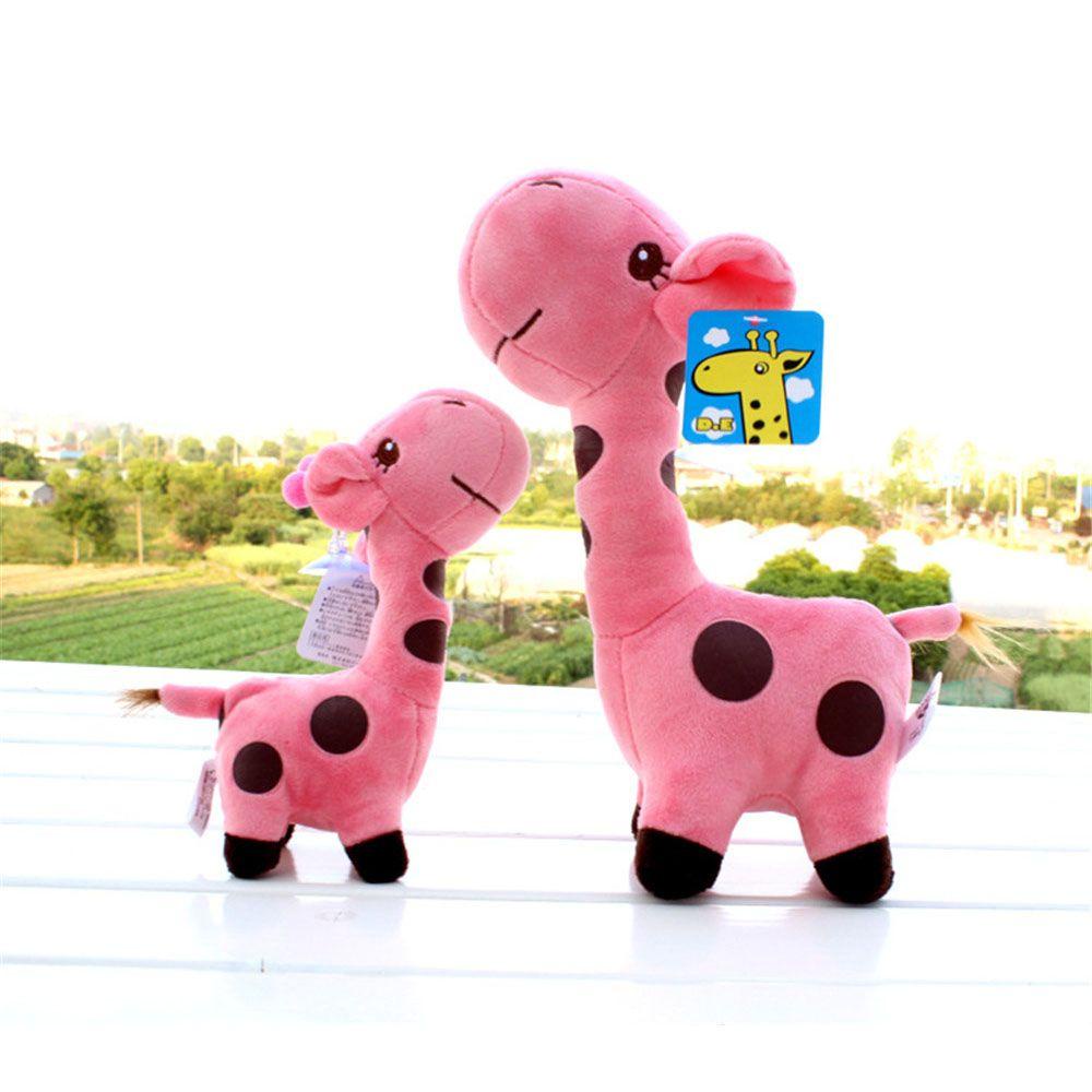 Hươu Cao Cổ Nhồi Bông Màu Cầu Vồng Dễ Thương Cho Bé