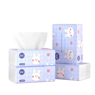 Gói giấy ăn rút con thỏ siêu dai (gói 300 tờ)