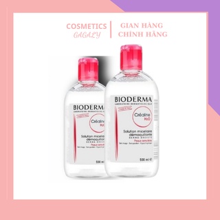 Nước tẩy trang bioderma 500ml tẩy trang da nhạy cảm xanh hồng Sensibio H20 500ml