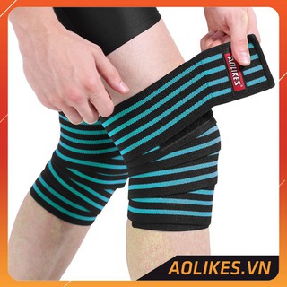 Dây quấn gối aolikes, dây quấn gối tập gym, squat, thể hình