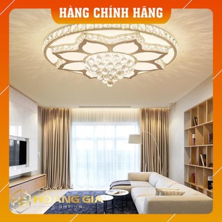 Đèn Ốp Trần, Đèn Ốp Trần Phòng Khách, Đèn Ốp Trần Mâm Tròn 8 Cánh Hoa Sen 2043-Tặng Kèm điều khiển-BẢO HÀNH 12 tháng