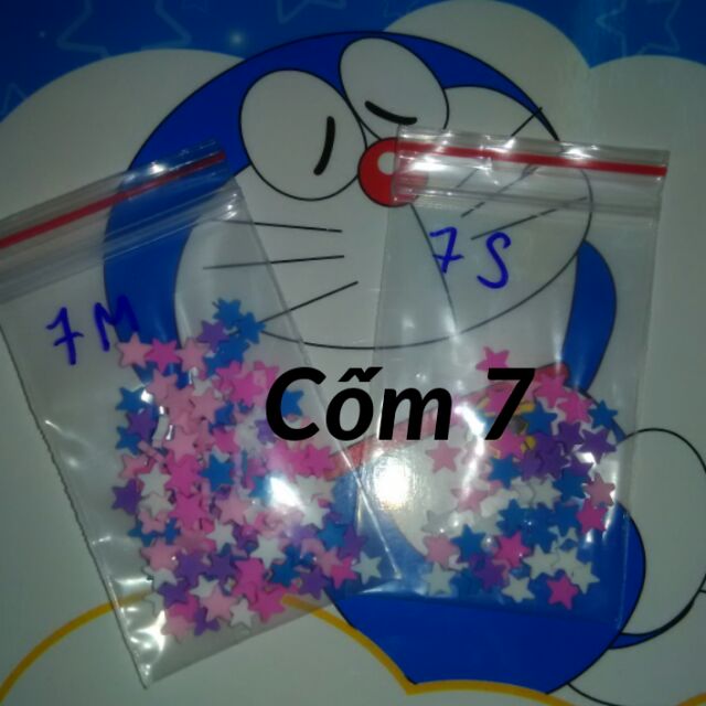 Cốm sao 5 màu 7g (giá rẻ)