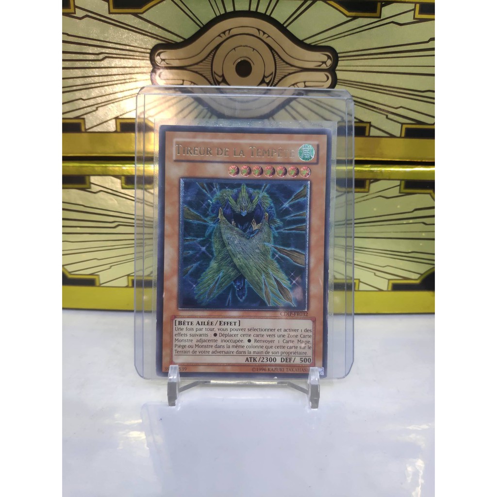 [ Dưa Hấu Yugioh ] Tiếng Pháp - Lá bài thẻ bài Storm Shooter - Ultimate Rare Unlimited - Tặng bọc bài nhựa bảo quản