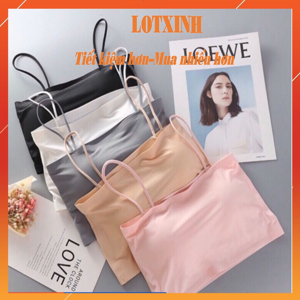 Áo lót 2 dây quây ngực xinh xắn có mút đệm mỏng hàn quốc AOLOT02