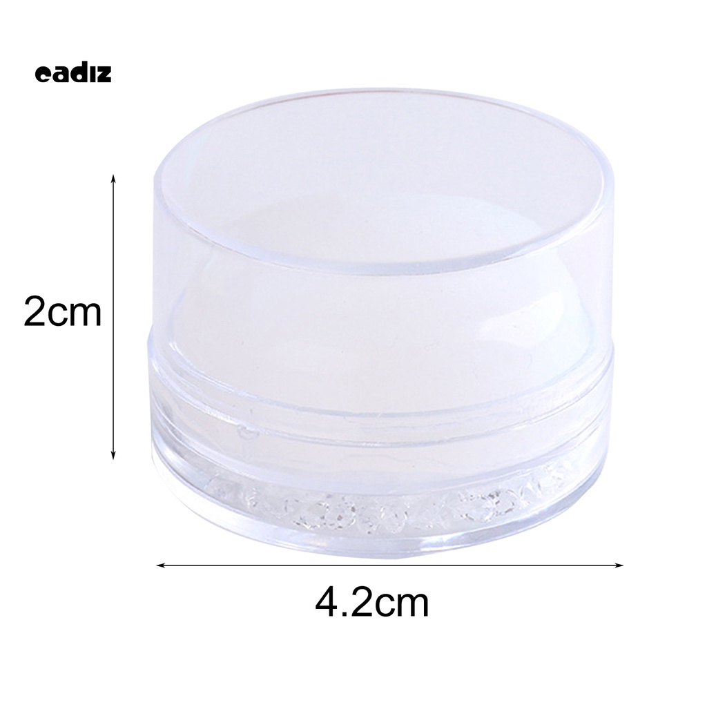 [Hàng mới về] Dụng Cụ In Hình Móng Tay Mini Trong Suốt Kèm Dụng Cụ Cạo DIY