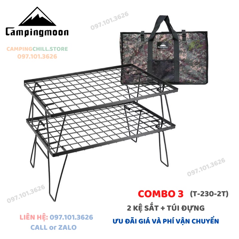 KỆ ĐỂ ĐỒ DÃ NGOẠI CAMPINGMOON T-230