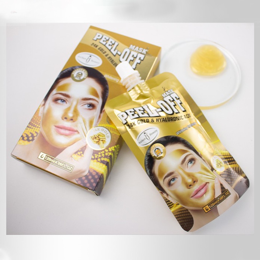 Mặt Nạ Vàng 24K Dạng Lột Loại Bỏ Mụn Đầu Đen Làm Sạch Sâu Dưỡng Ẩm Làm Trắng Da