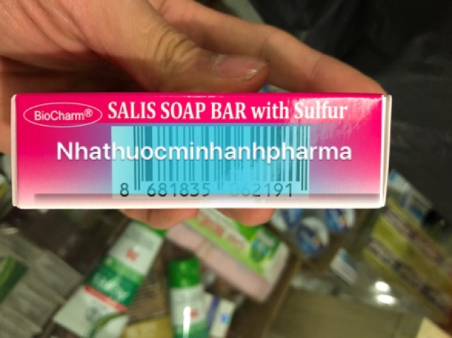 Xà phòng y khoa Salis Soap Bar 80g | BigBuy360 - bigbuy360.vn