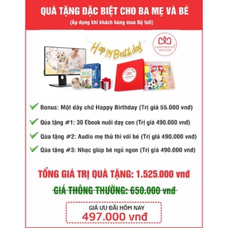 combo bộ bốc thôi nôi cho bé gái