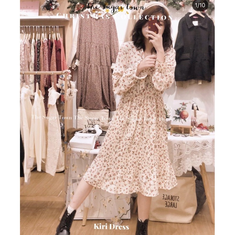 Váy Kiri chun eo xếp li by Sugar Town | BigBuy360 - bigbuy360.vn