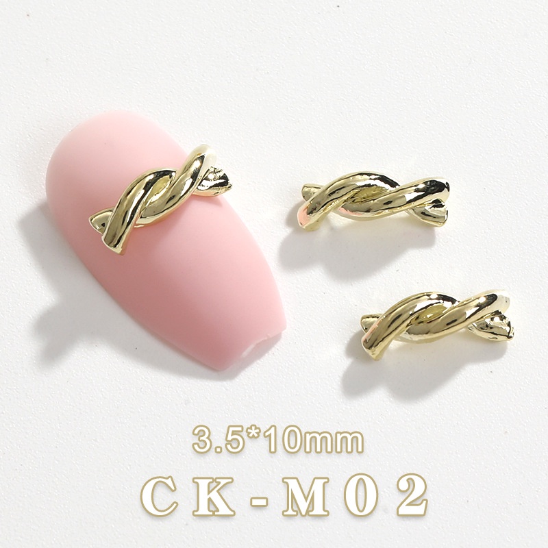 Phụ Kiện Trang Trí Móng Tay Bằng Hợp Kim Thiết Kế Mới Cao Cấp Thời Trang