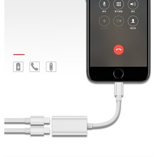 Cáp Lightning Chia Cổng Sạc Và Tai Nghe cho Iphone