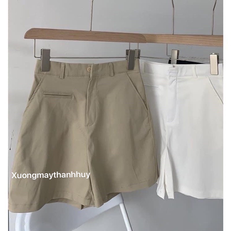 Quần short kaki basic, quần đùi kaki nữ ulzzang phong các hàn quốc m508 | BigBuy360 - bigbuy360.vn