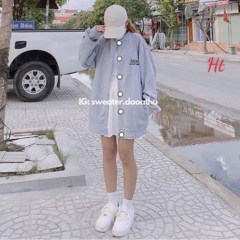 Áo cadigan ba gấu HT12