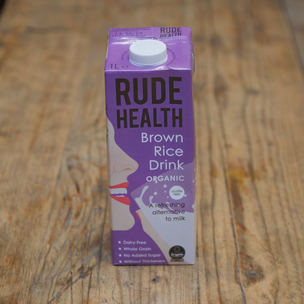 Sữa Gạo Nâu Hữu Cơ Rude Health - Organic Brown Rice Drink 1L