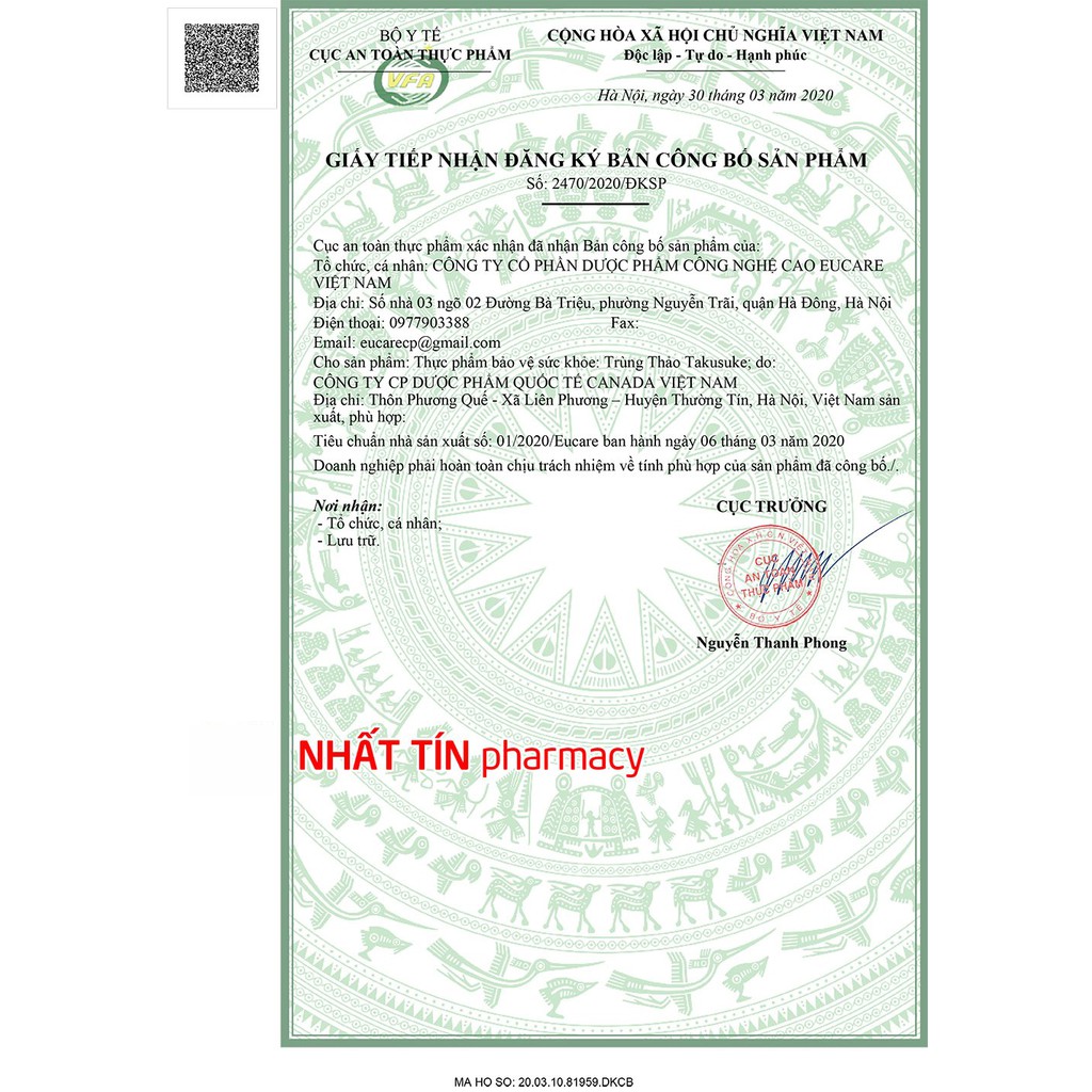 Viên uống Đông Trùng Hạ Thảo Takusuke bổ sung vitamin bồi bổ cơ thể - Hộp 60 viên [Trùng Thảo Takusuke]