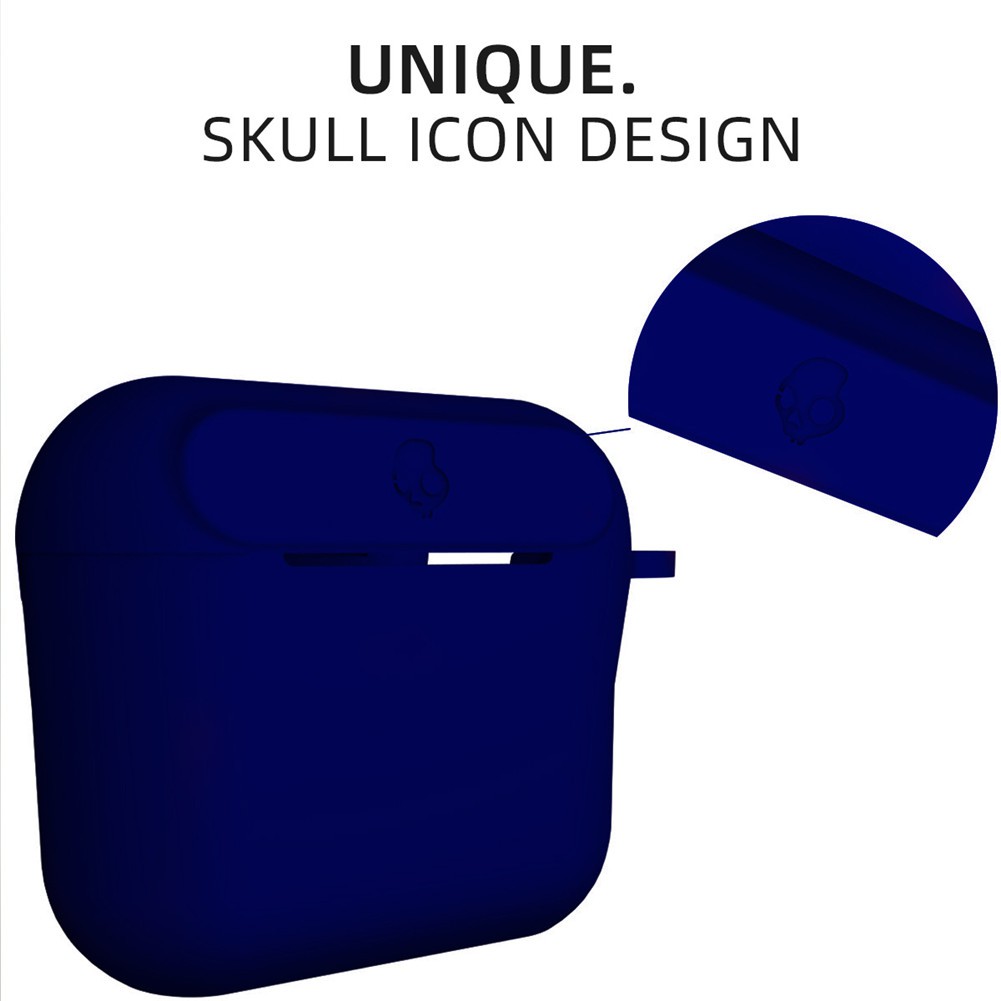 ♡ aseason♡ Anti-drop Silicone Case Portable Shock Protection Cover with Hook for skull candy indy