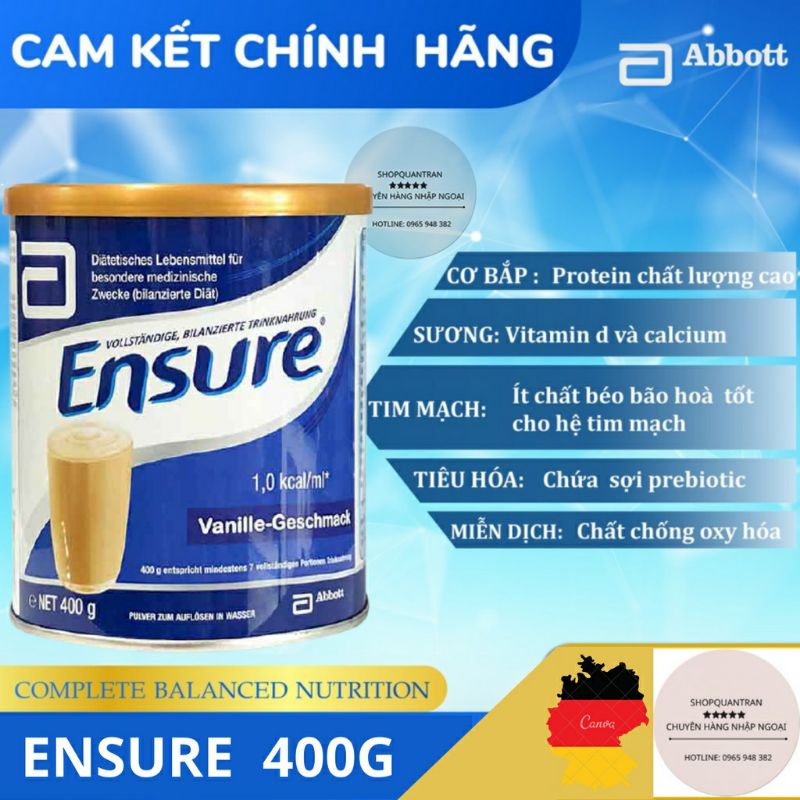 Sữa Ensure Đức 400g