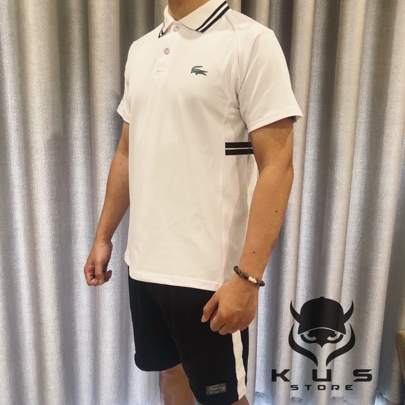 Bộ đồ thể thao nam - Bộ quần áo thể thao hè Cá Sấu có cổ lịch lãm trẻ trung hiện đại mẫu mới 2021 | BigBuy360 - bigbuy360.vn