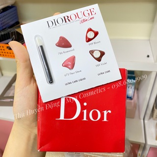 [Bill Sephora] Vial Son Dior  Rouge Ultra Care - Kèm Cọ