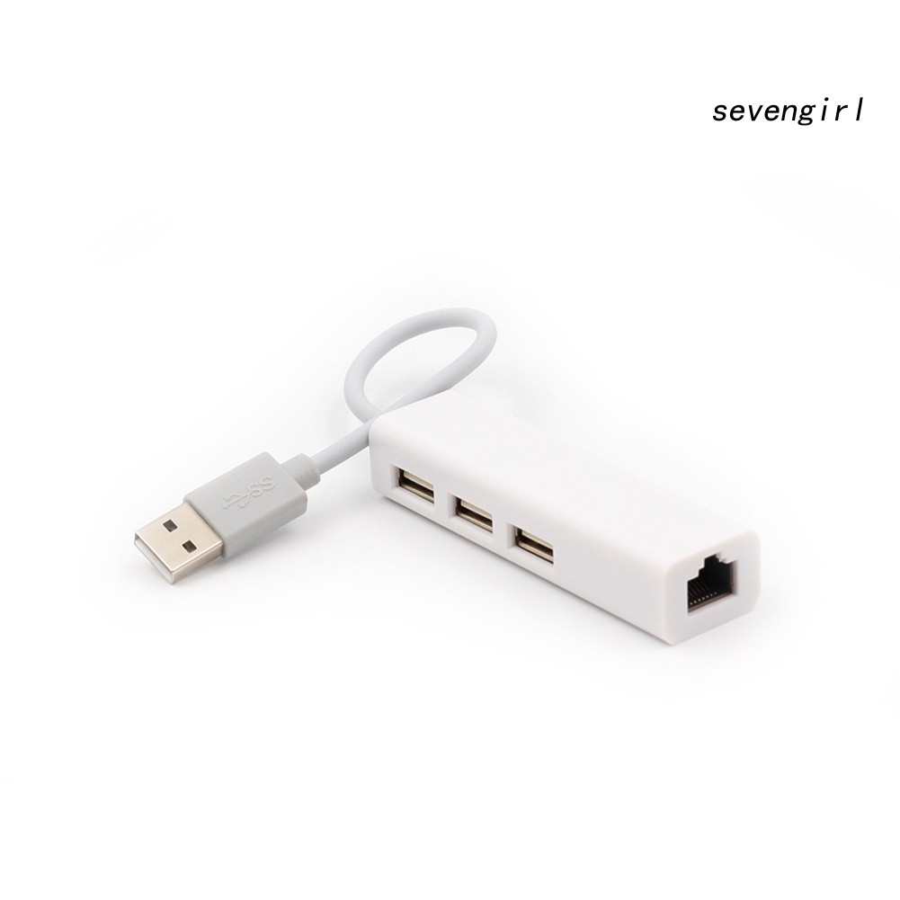 Bộ Chuyển Đổi Usb / Type-C 3 Cổng Usb2.0 Hub Rj45 Lan