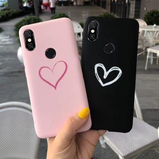 Ốp điện thoại họa tiết trái tim xinh xắn cho XIAOMI REDMI NOTE 6 PRO