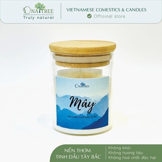 Nến thơm Onatree tinh dầu thiên nhiên, Mùi Mây 120g