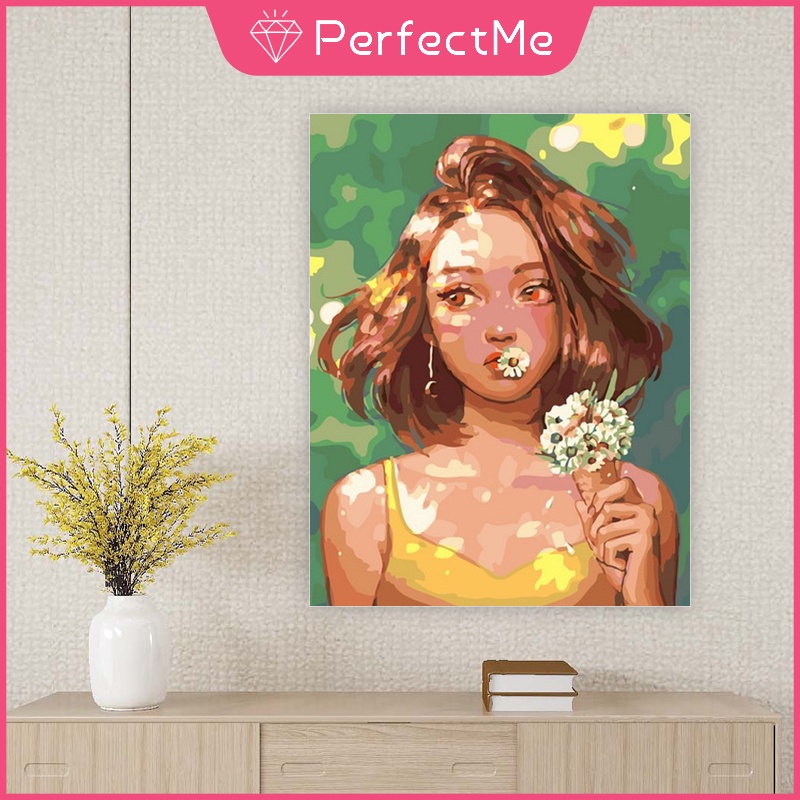 Bộ tranh sơn dầu 40x50cm tự làm họa tiết chòm sao trang trí nhà cửa