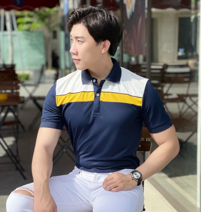 Áo polo nam cổ bẻ vải cá sấu Cotton xuất xịn,chuẩn form, sang trọng - thanh lịch TB06