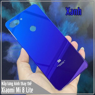 Nắp lưng kính thay thế cho Xiaomi Mi 8 Lite