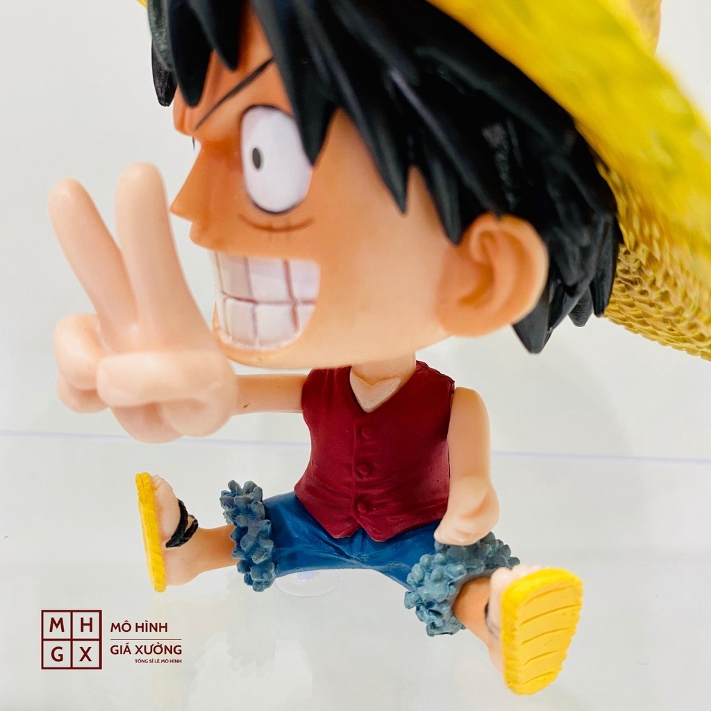 Mô hình Luffy mũ rơm One Piece Cao 9cm - Tượng Figure Monkey D.Luffy