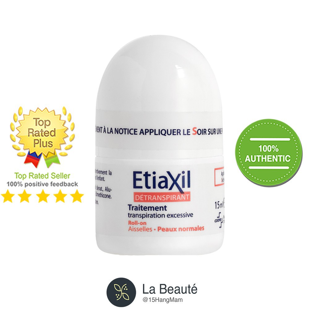 Etiaxil Lăn Khử Mùi, Ngăn Tiết Mồ Hôi Hiệu Quả - Mầu Đỏ, Chính Hãng Pháp 15ml